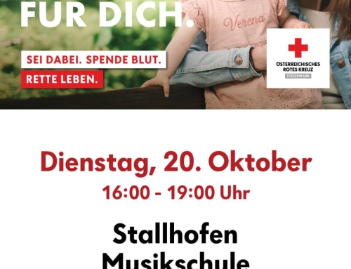 Blutspendeaktion – Dienstag, 20. Oktober Mittelschule Stallhofen